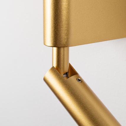 BRILAGI - Aplique de parede LED VIXON LED/3W/230V + LED/5W dourado IRC 90