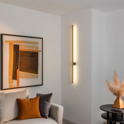 Brilagi - Aplique de parede LED WOODY LINE LED/7W/230V 4000K 60 cm, acabamento carvalho