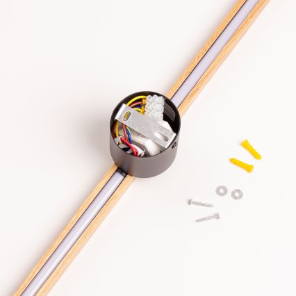 Brilagi - Aplique de parede LED WOODY LINE LED/7W/230V 4000K 60 cm, acabamento carvalho