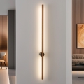 Brilagi - Aplique de parede LED WOODY LINE LED/7W/230V 4000K 60 cm carvalho-cerejeira