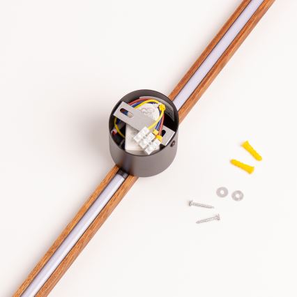 Brilagi - Aplique de parede LED WOODY LINE LED/7W/230V 4000K 60 cm carvalho-cerejeira
