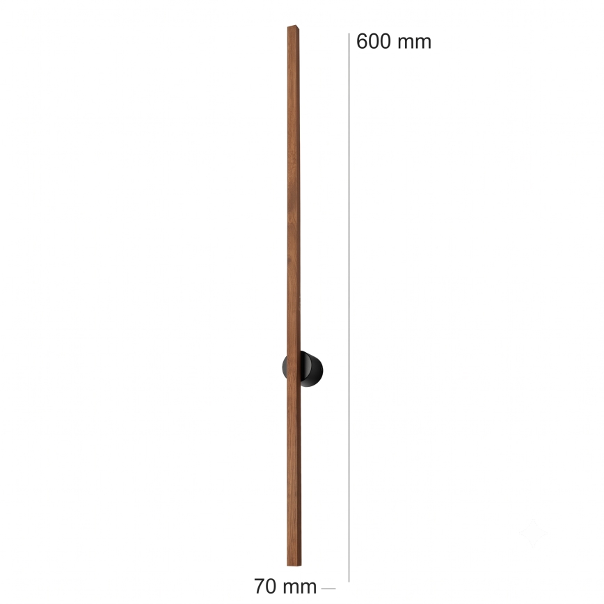 Brilagi - Aplique de parede LED WOODY LINE LED/7W/230V 4000K 60 cm carvalho-cerejeira