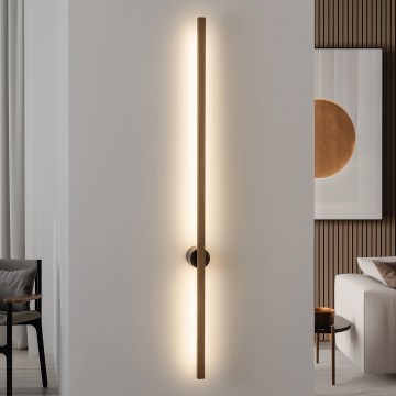 Brilagi - Aplique de parede LED WOODY LINE LED/7W/230V 4000K 60 cm carvalho nogueira