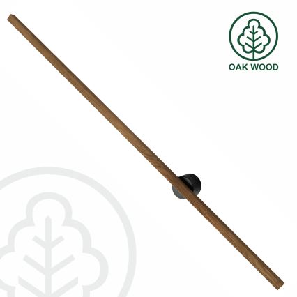 Brilagi - Aplique de parede LED WOODY LINE LED/7W/230V 4000K 60 cm carvalho nogueira