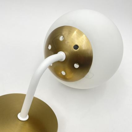 Brilagi - Aplique de parede MALIVA 1xE14/15W/230V dourado/branco