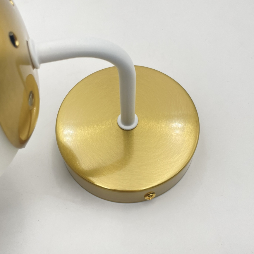 Brilagi - Aplique de parede MALIVA 1xE14/15W/230V dourado/branco