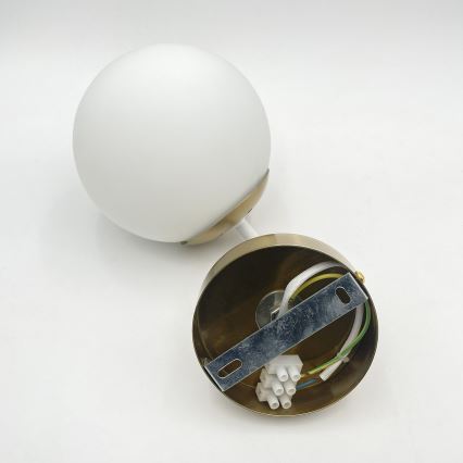 Brilagi - Aplique de parede MALIVA 1xE14/15W/230V dourado/branco