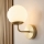 Brilagi - Aplique de parede MALIVA 1xE14/15W/230V dourado/branco