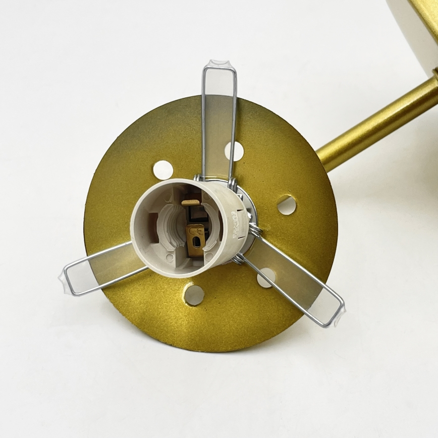 Brilagi - Aplique de parede MALIVA 1xE14/15W/230V dourado/branco