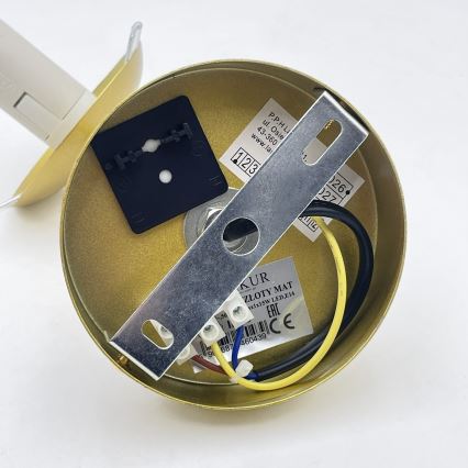 Brilagi - Aplique de parede MALIVA 1xE14/15W/230V dourado/branco