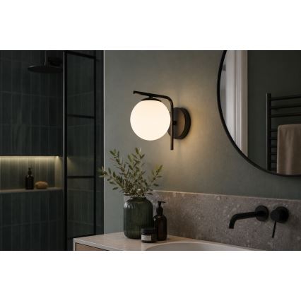 Brilagi - Aplique de parede MILO 1xE27/60W/230V preto