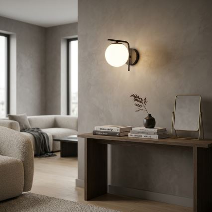Brilagi - Aplique de parede MILO 1xE27/60W/230V preto