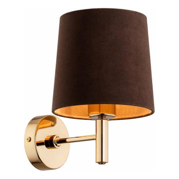 Brilagi - Aplique de parede MONTE 1xE27/15W/230V castanho/dourado