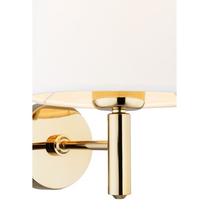 Brilagi - Aplique de parede MONTE 1xE27/15W/230V creme/dourado