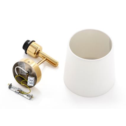 Brilagi - Aplique de parede MONTE 1xE27/15W/230V creme/dourado