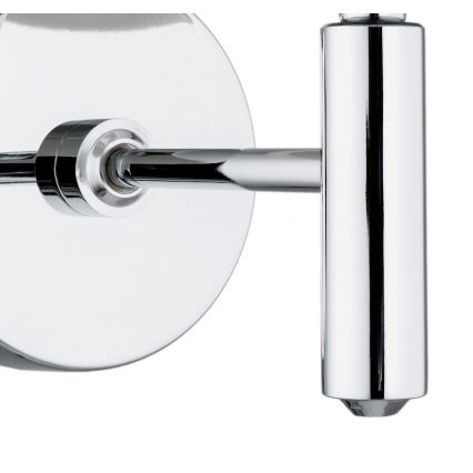 Brilagi - Aplique de parede MONTE 1xE27/60W/230V bege/cromado brilhante
