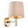 Brilagi - Aplique de parede MONTE 1xE27/60W/230V bege/dourado