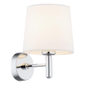 Brilagi - Aplique de parede MONTE 1xE27/60W/230V creme/cromado brilhante