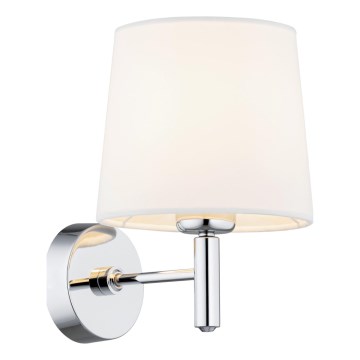 Brilagi - Aplique de parede MONTE 1xE27/60W/230V creme/cromado brilhante