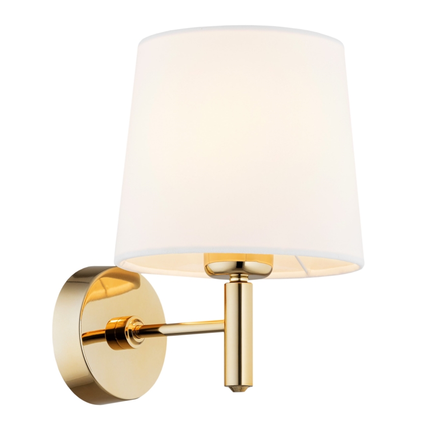 Brilagi - Aplique de parede MONTE 1xE27/60W/230V creme/dourado