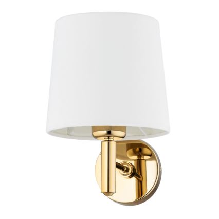 Brilagi - Aplique de parede MONTE 1xE27/60W/230V creme/dourado