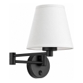 BRILAGI - Aplique de parede NUBILA 1xE27/15W/230V branco/preto
