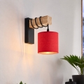 BRILAGI - Aplique de parede NUBILA 1xE27/60W/230V castanho/preto/vermelho