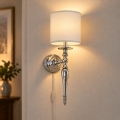 BRILAGI - Aplique de parede NUBILA 1xE27/60W/230V cromado brilhante/creme