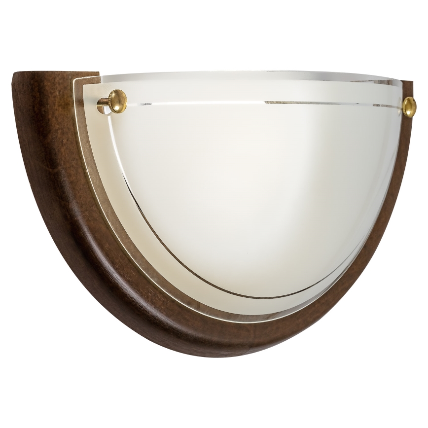 Brilagi - Aplique de parede ORBIS 1xE27/60W/230V 30 cm em pinho