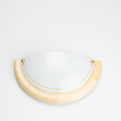 Brilagi - Aplique de parede ORBIS 1xE27/60W/230V 30 cm pinho