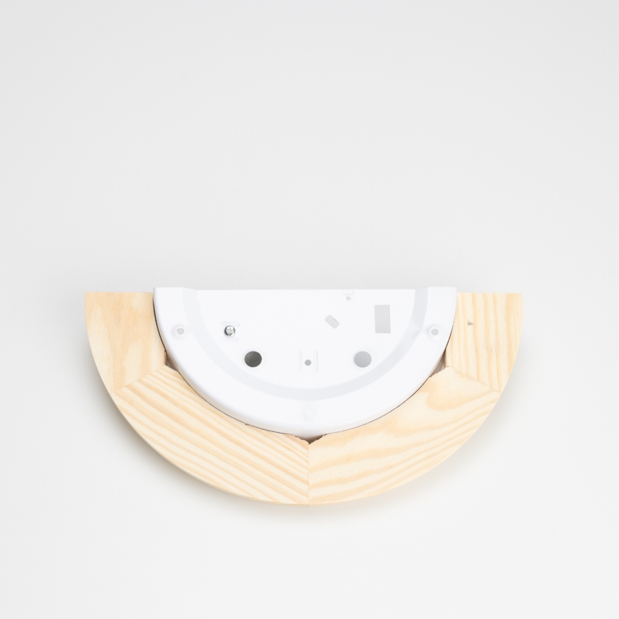 Brilagi - Aplique de parede ORBIS 1xE27/60W/230V 30 cm pinho