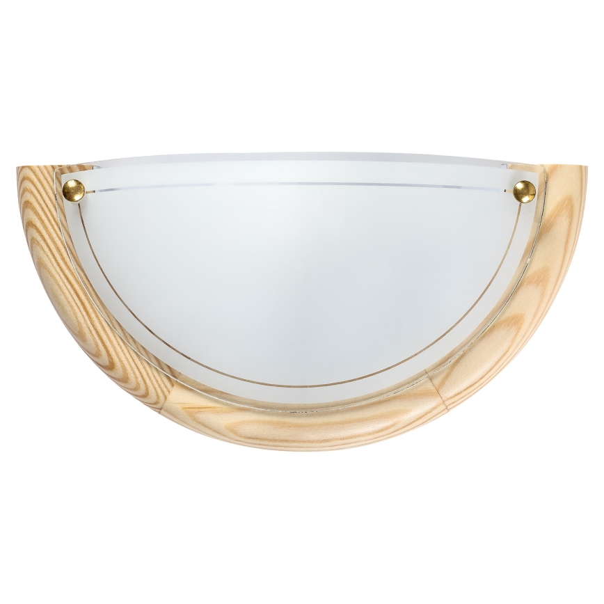 Brilagi - Aplique de parede ORBIS 1xE27/60W/230V 30 cm pinho