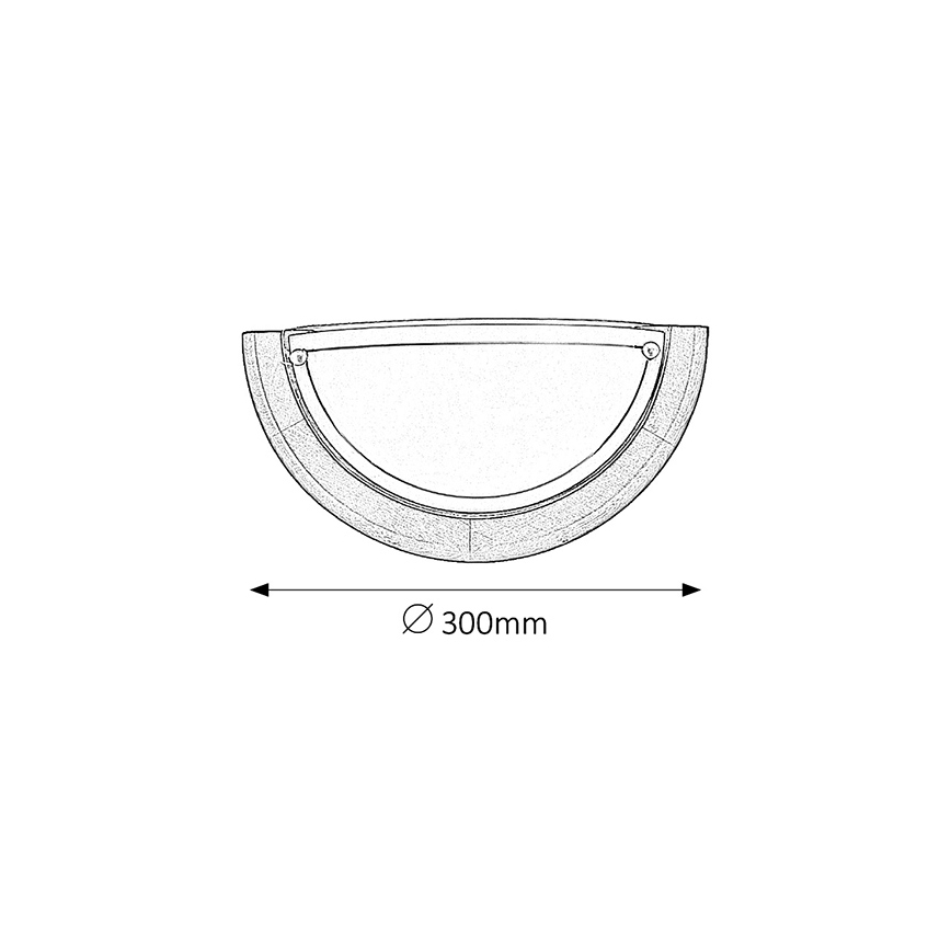 Brilagi - Aplique de parede ORBIS 1xE27/60W/230V 30 cm pinho