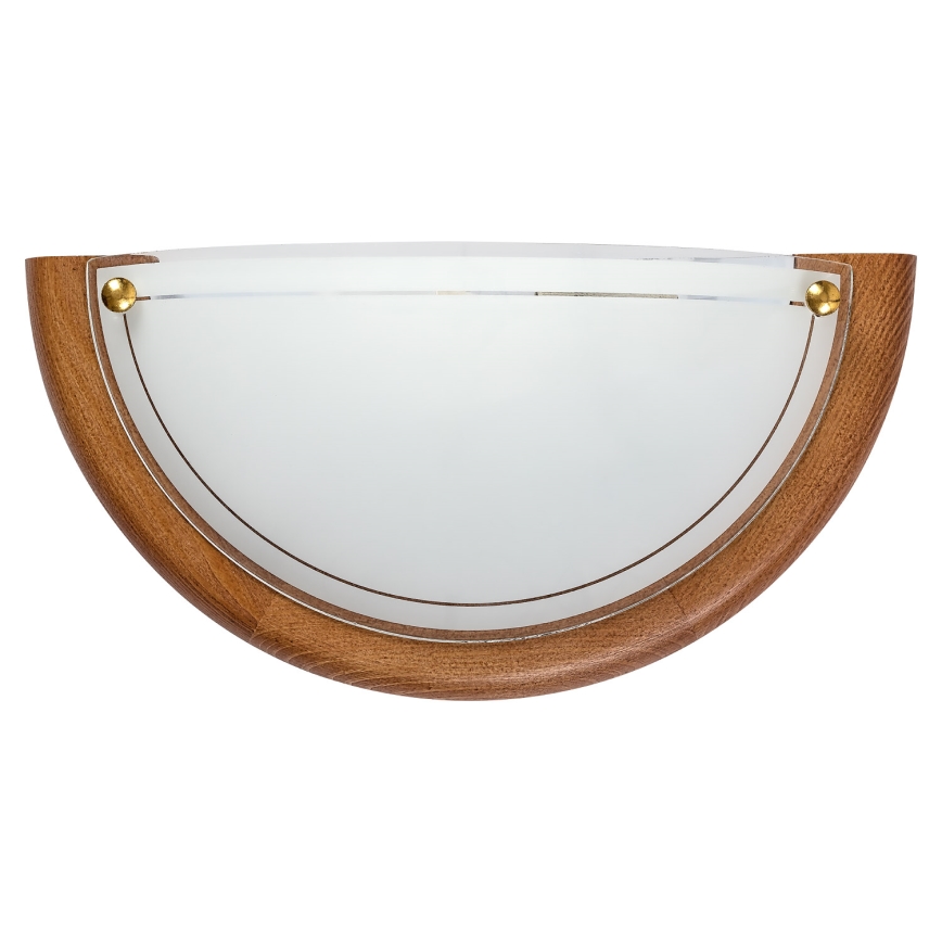 Brilagi - Aplique de parede ORBIS 1xE27/60W/230V 30 cm pinho