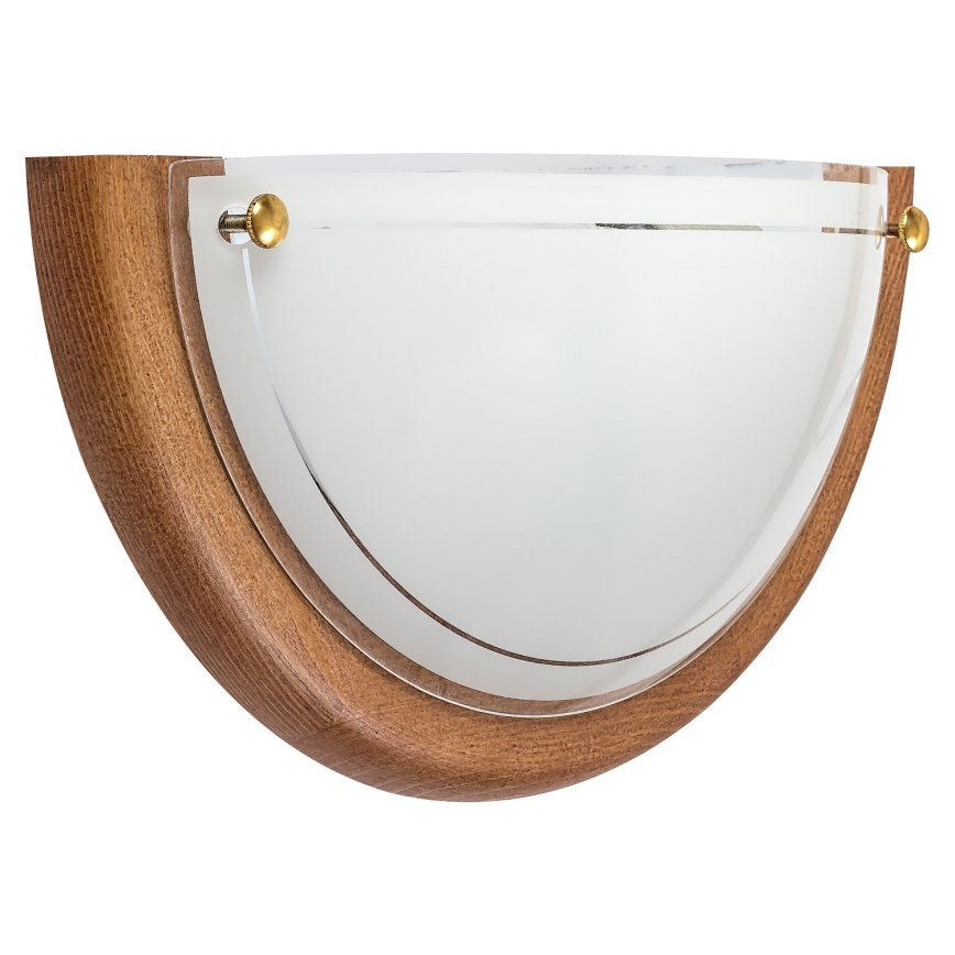 Brilagi - Aplique de parede ORBIS 1xE27/60W/230V 30 cm pinho