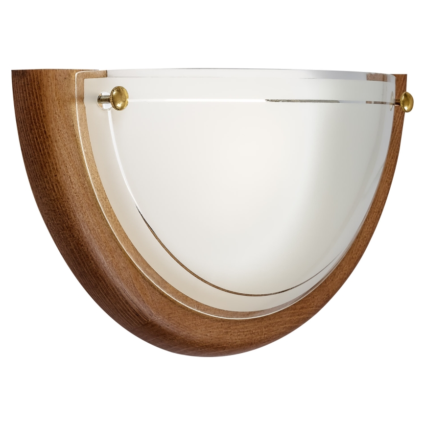 Brilagi - Aplique de parede ORBIS 1xE27/60W/230V 30 cm pinho