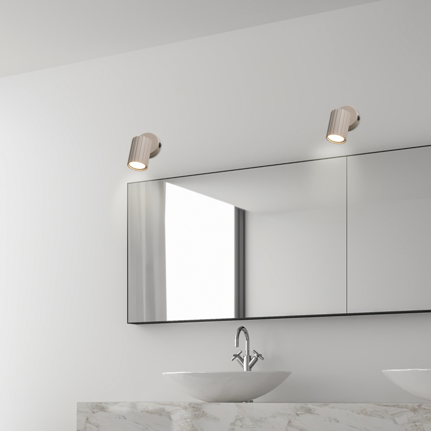 Brilagi - Aplique de parede orientável CRISPINA 1xGU10/10W/230V bege