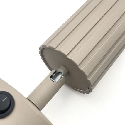 Brilagi - Aplique de parede orientável CRISPINA 1xGU10/10W/230V bege