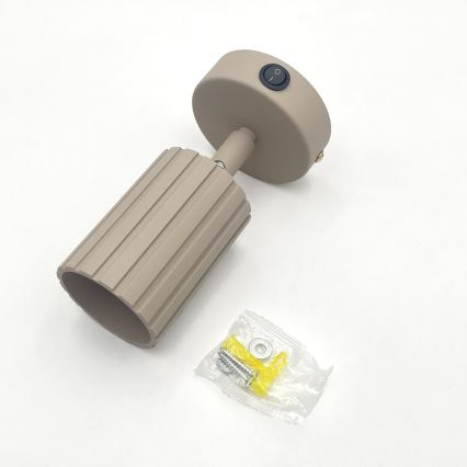 Brilagi - Aplique de parede orientável CRISPINA 1xGU10/10W/230V bege