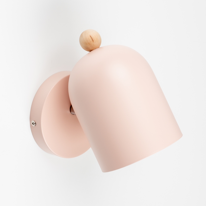 Brilagi - Aplique de parede orientável GALLION 1xE27/15W/230V, rosa
