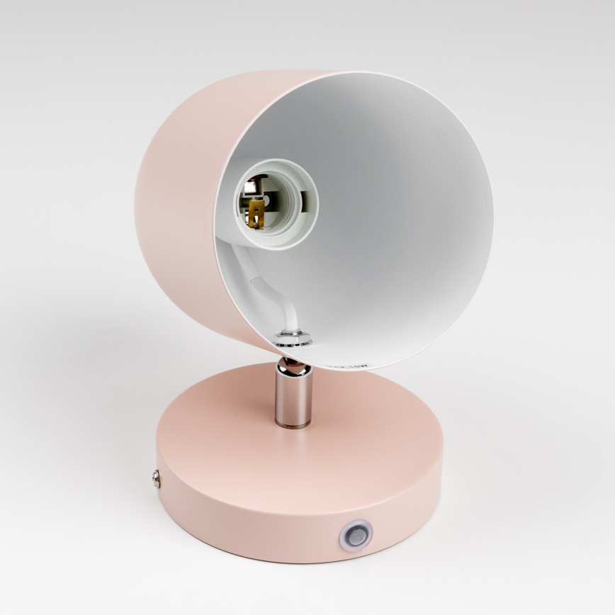 Brilagi - Aplique de parede orientável GALLION 1xE27/15W/230V, rosa