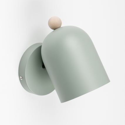 Brilagi - Aplique de parede orientável GALLION 1xE27/15W/230V verde