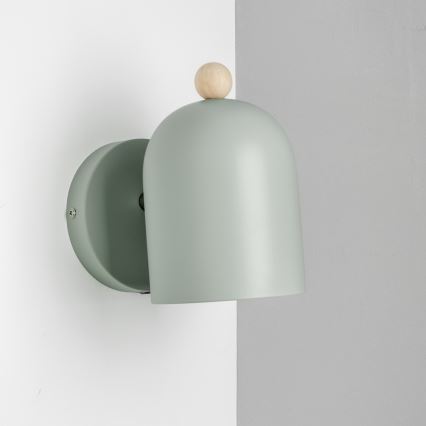 Brilagi - Aplique de parede orientável GALLION 1xE27/15W/230V verde