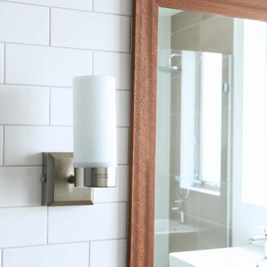 Brilagi - Aplique de parede para casa de banho RAY 1xE14/40W/230V IP44