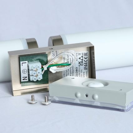 Brilagi - Aplique de parede para casa de banho RAY 2xE14/40W/230V IP44