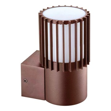 BRILAGI - Aplique de parede para exterior ARMOR 1xGU10/35W/230V IP44 castanho