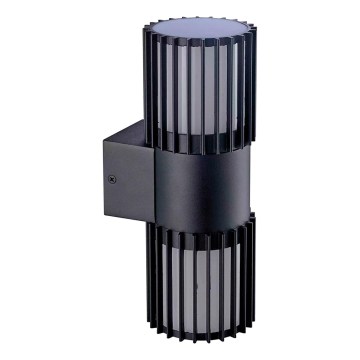 BRILAGI - Aplique de parede para exterior ARMOR 2xGU10/35W/230V IP44 preto