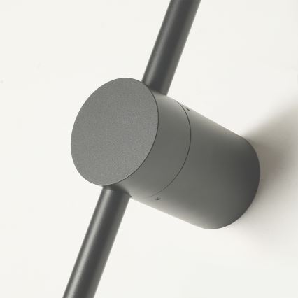 Brilagi - Aplique de parede exterior LED AURA LED/12W/230V 4000K IP54 65 cm antracite CRI 90