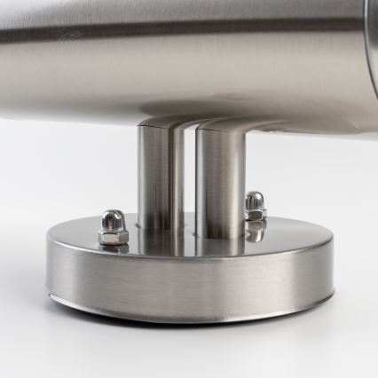 BRILAGI - Aplique de parede para exterior ELIA 1xE27/20W/230V IP44 cromado fosco