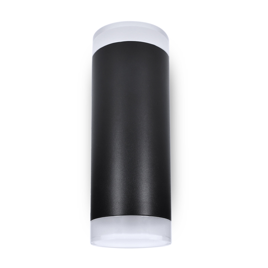 Brilagi - Aplique de parede exterior LED RGBW regulável MATERA 2xGU10/4,8W/230V 3000K IP54 preto + controlo remoto